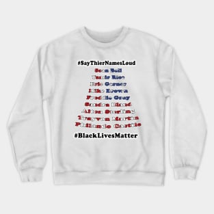 ed reed - victims name Crewneck Sweatshirt